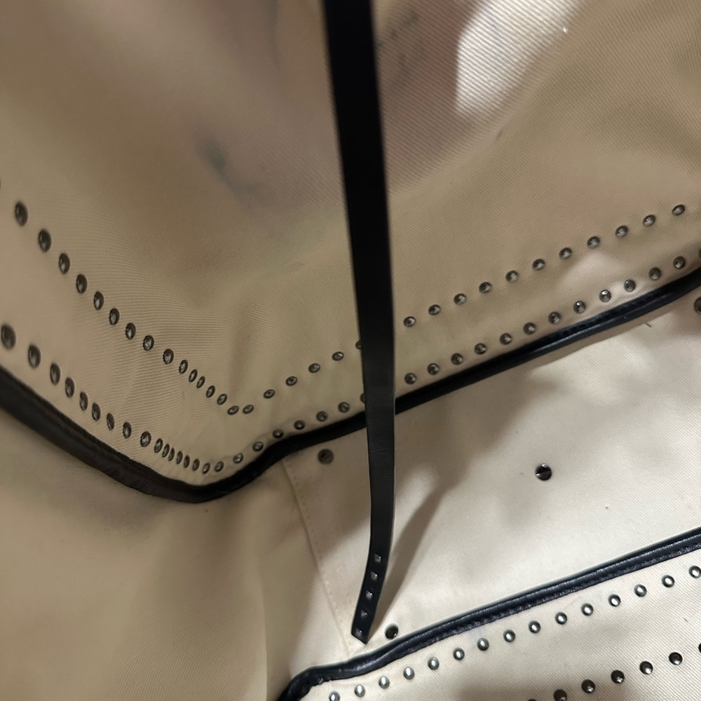 VALENTINO GARAVANI ❤️🌟ATELIER CREAM CANVAS TOTE BAG⭐️ - Picture 10 of 12